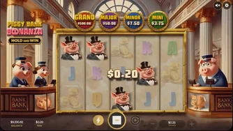 Oryginalny slot Piggy Bank Bonanza od Dragon Gaming — prawdziwy zrzut ekranu