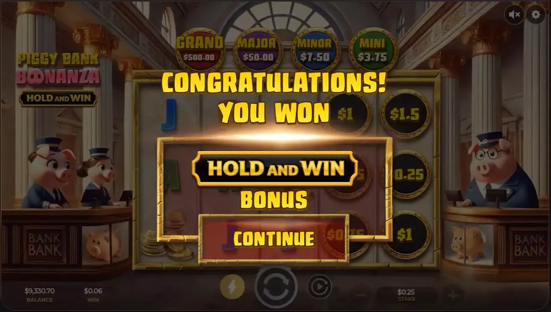 Piggy Bank Bonanza duża wygrana 2